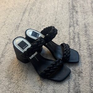Dolce Vita Black Braided Heels